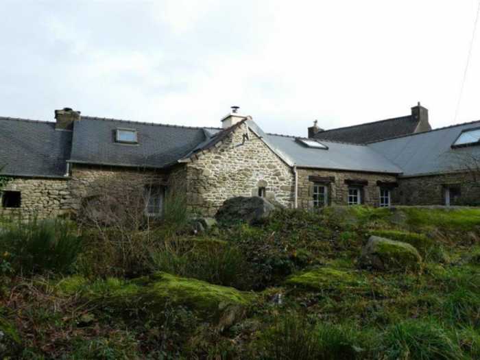AHIB-3-mon2049 Plouneour-Menez 29410 Charming 3 bedroomed stone property with several outbuildings on 2264m2